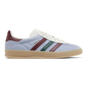 Adidas Gazelle Indoor โ Blue Dawn Collegiate Burgundy
